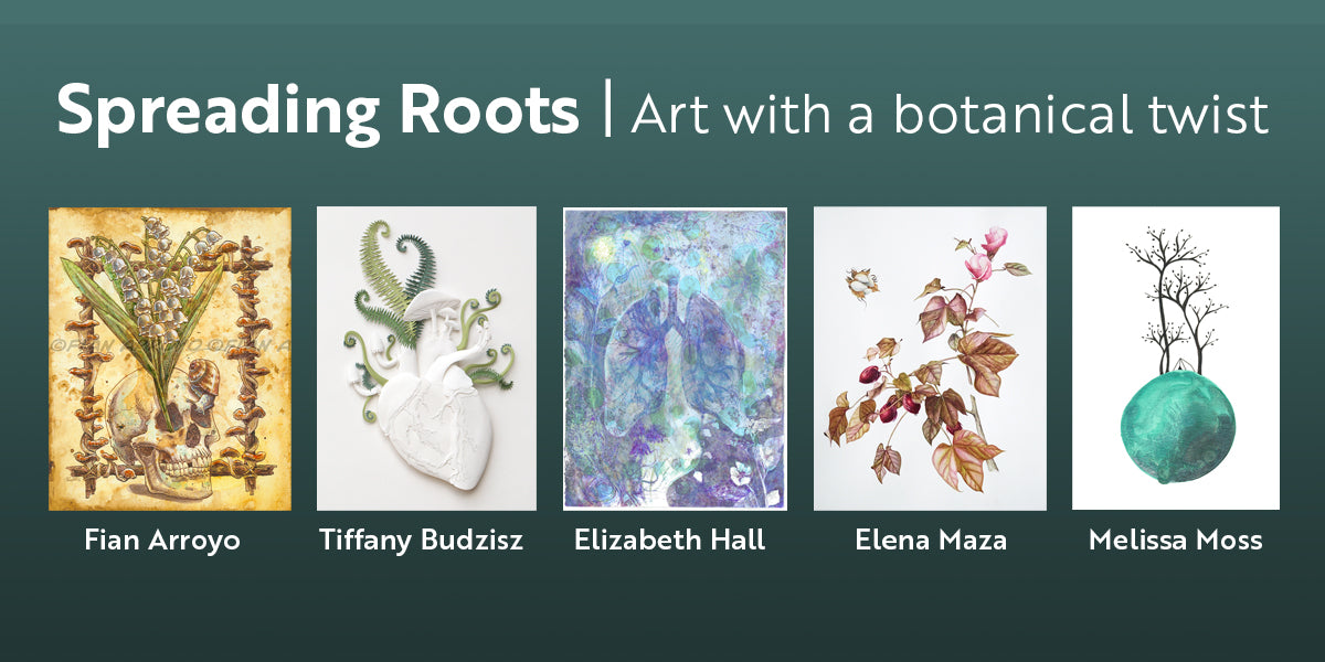 October 2019 Show: Spreading Roots | Art with a botanical twist