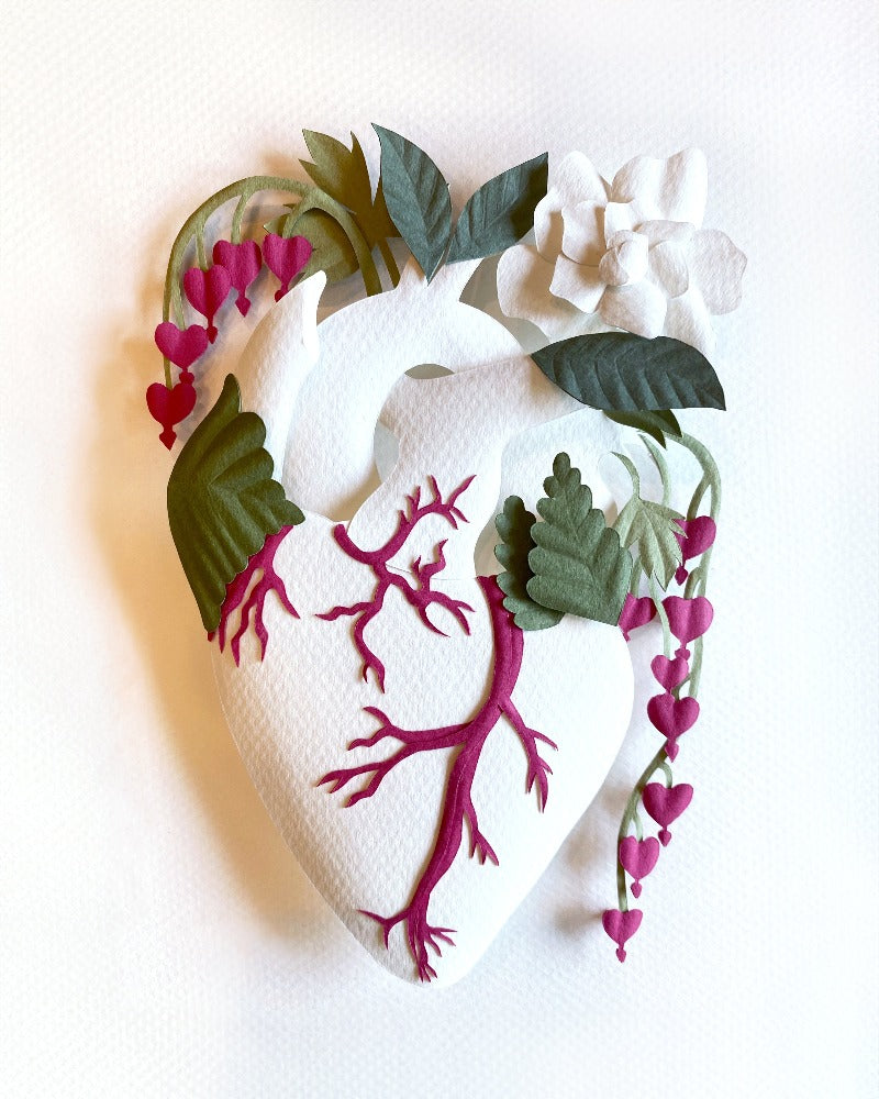 Healing Heart: Bleeding Hearts 8" x 10" print