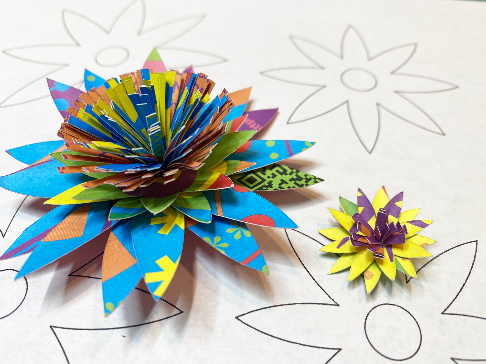 Digital Download: Create Your Own Paper Sculpture Flowers