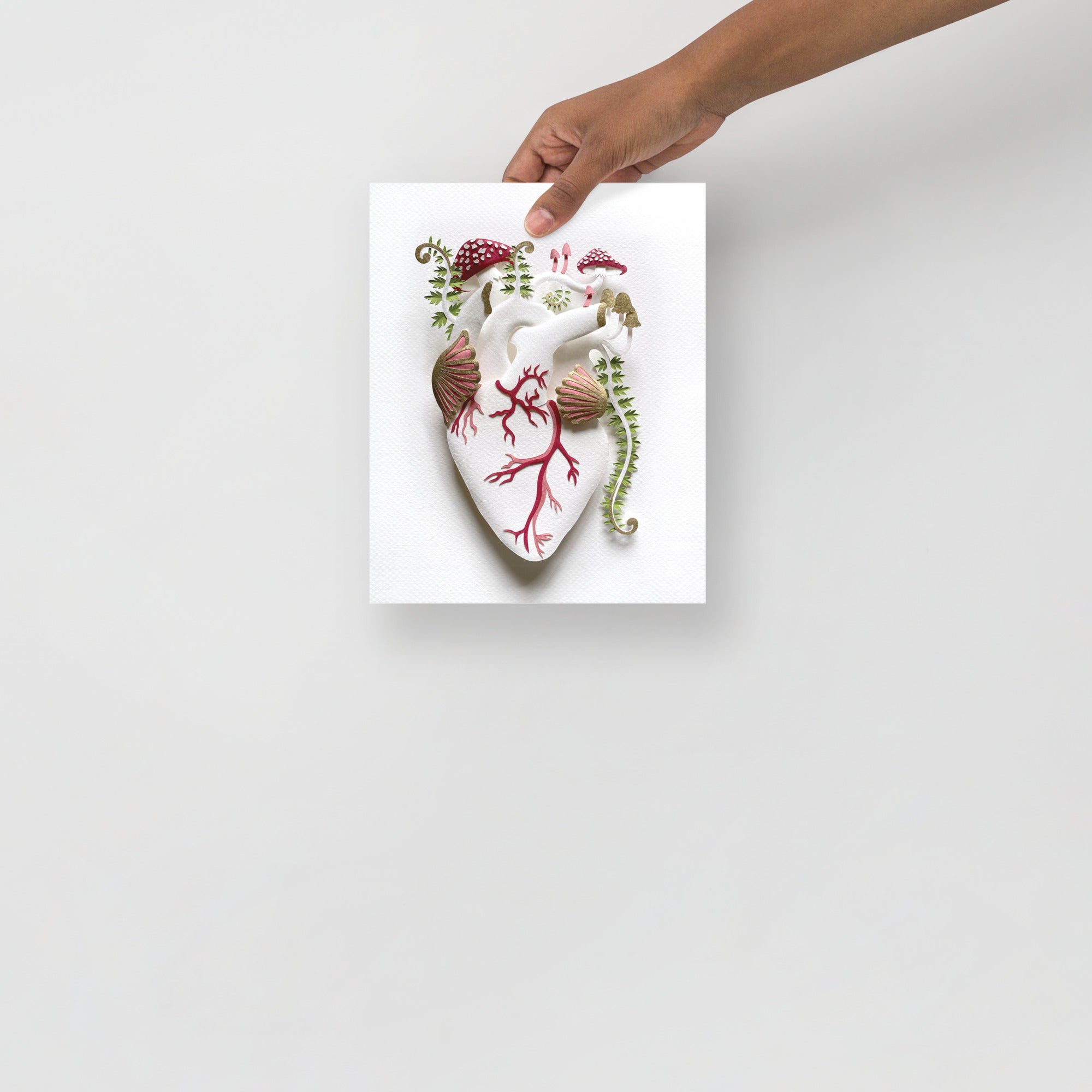 Healing Heart: Fly Agaric 8" x 10" print
