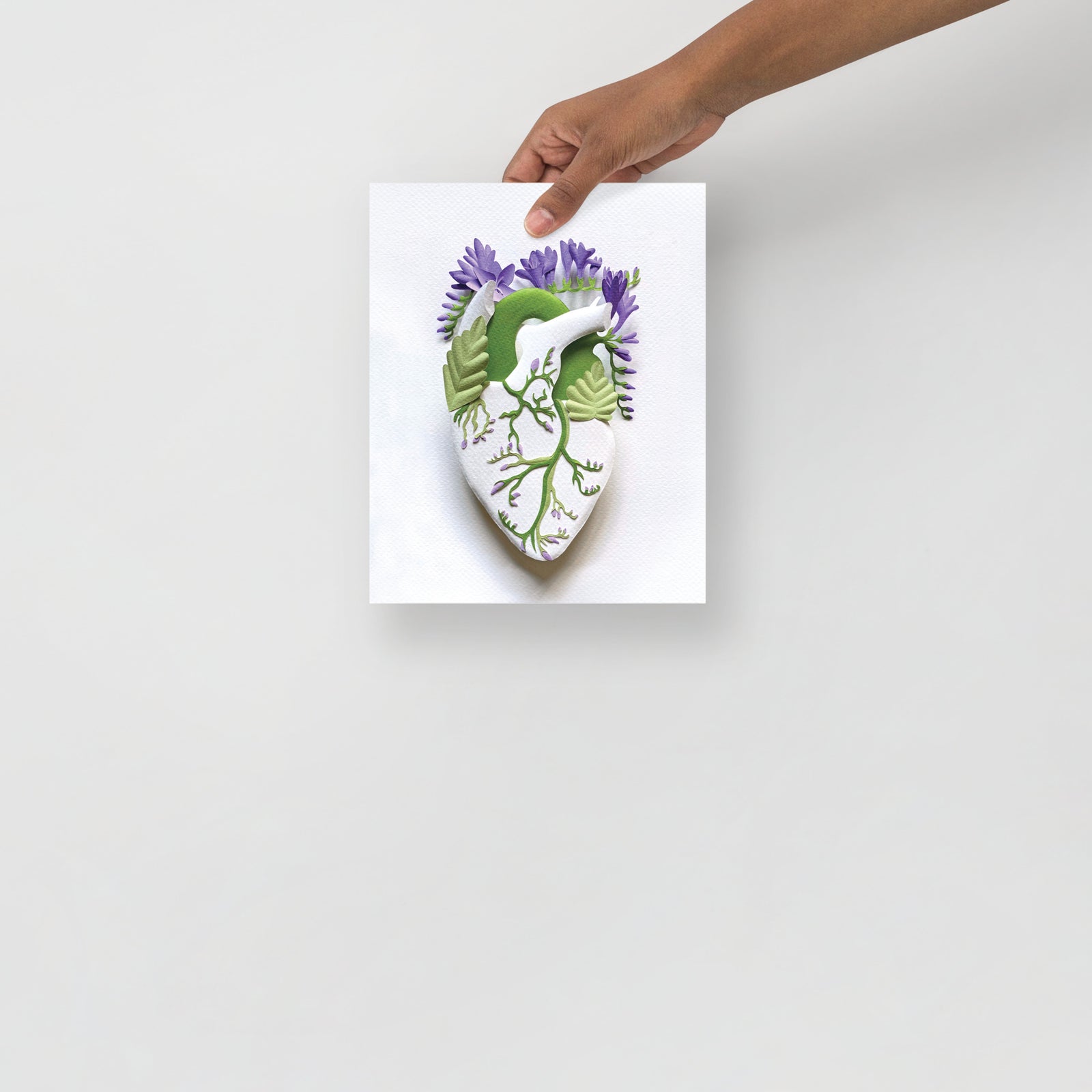 Healing Heart: Freesia 8" x 10" print