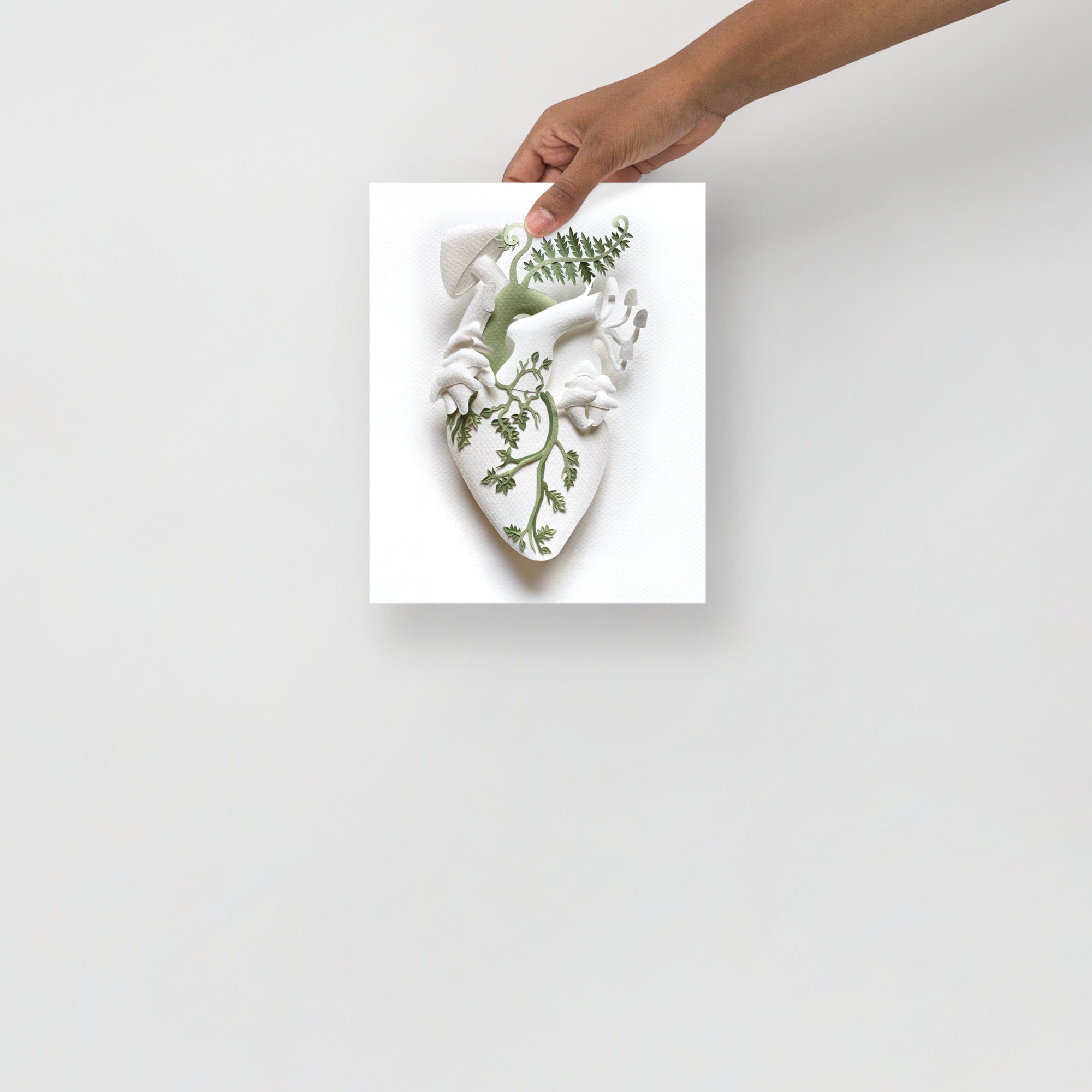 Healing Heart: Ferns 8" x 10" print