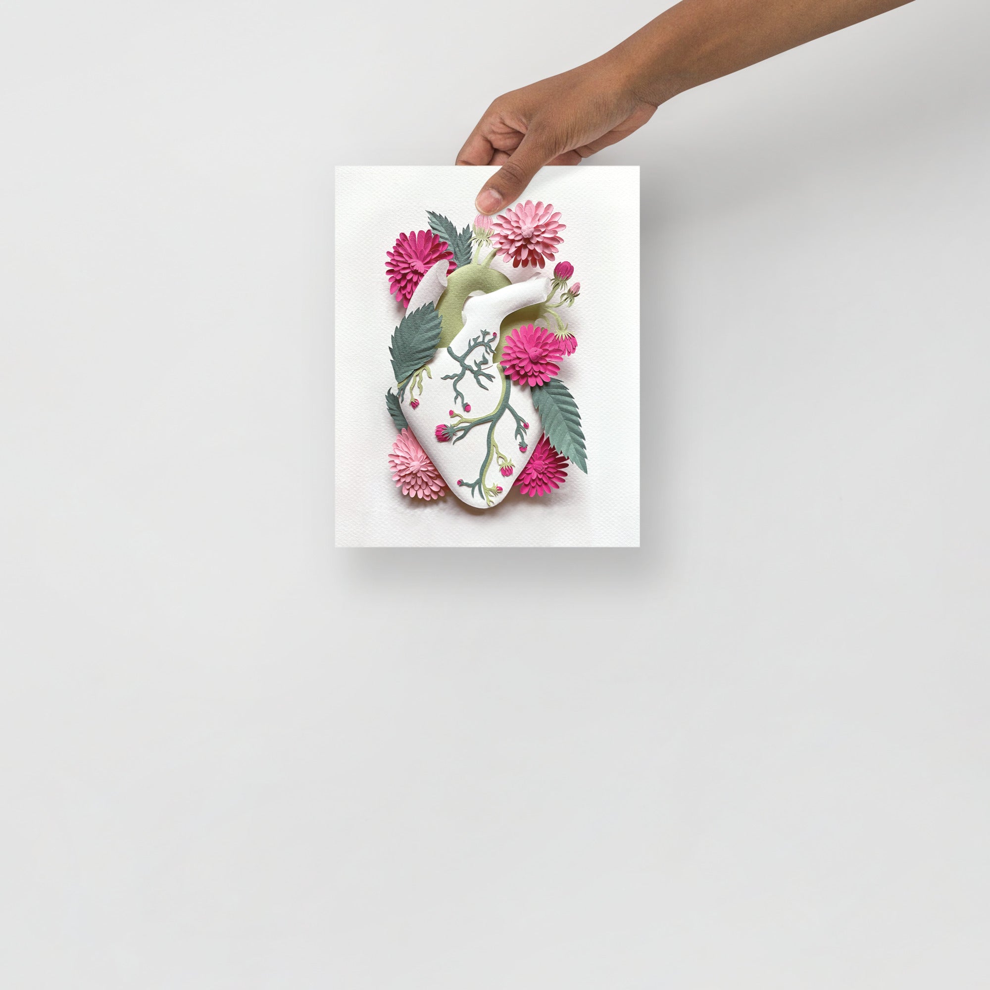 Healing Heart: Dahlias 8" x 10" print