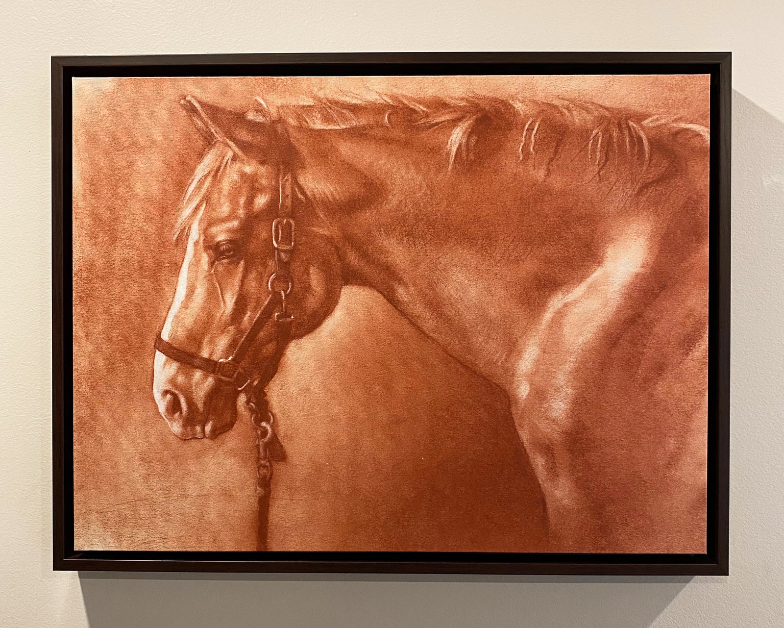 Dooley’s Profile | Framed Giclée Canvas Print