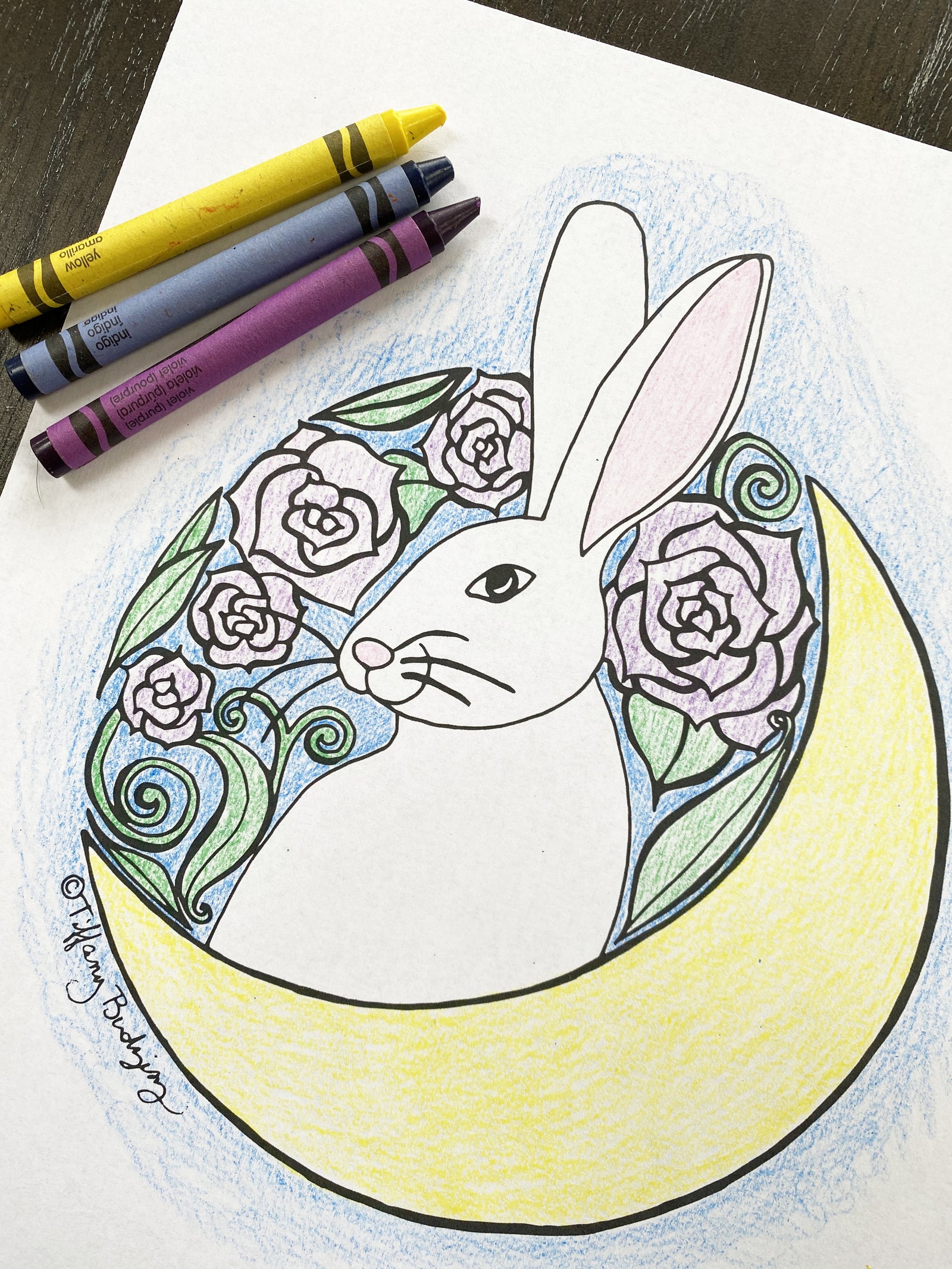 Luna Coloring Page
