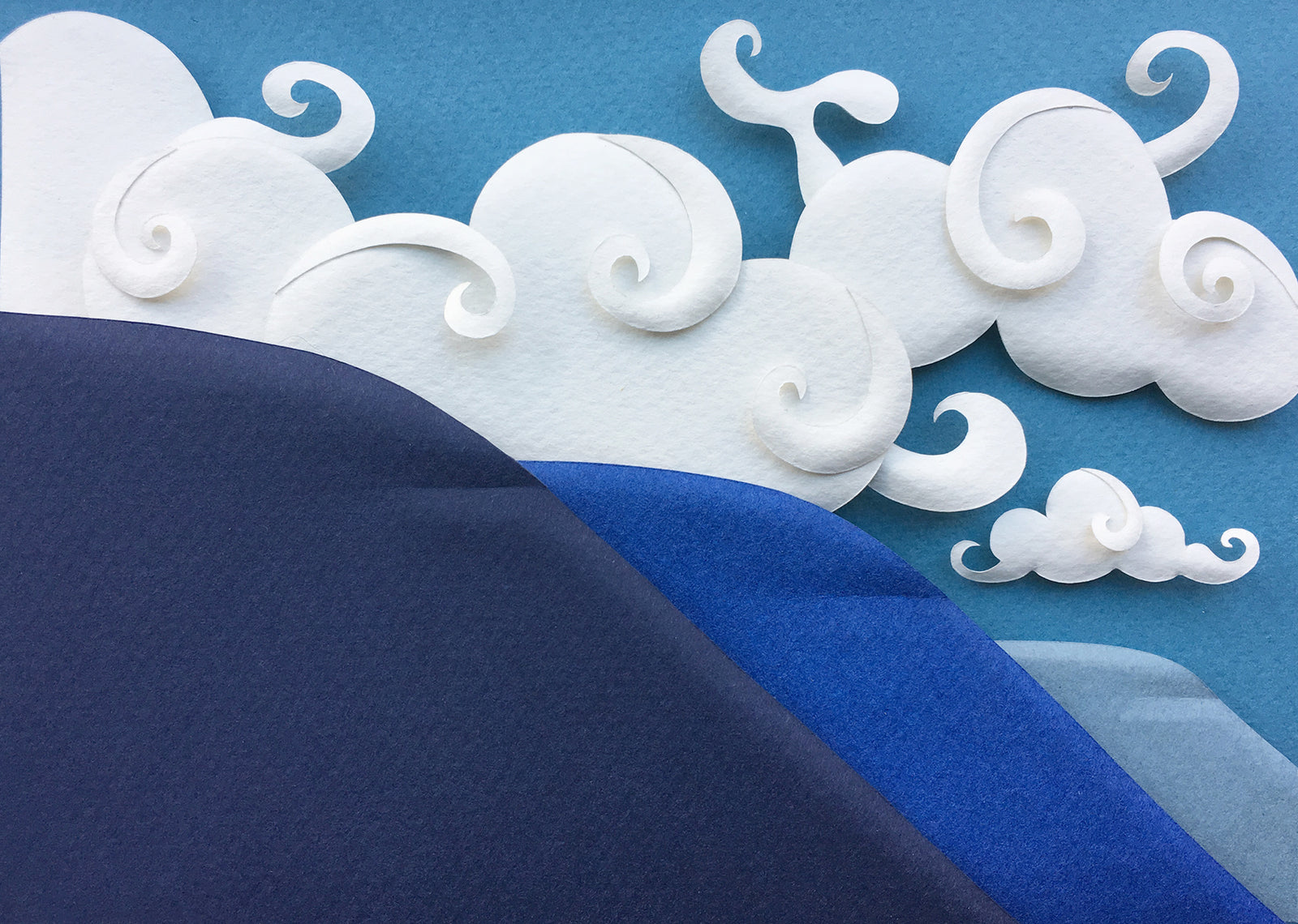 Skyline Dreams | original paper sculpture