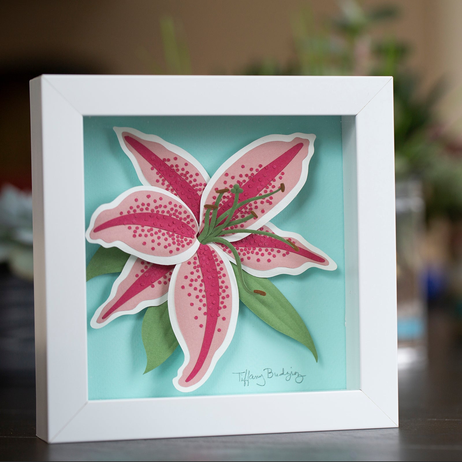 Custom Paper Sculpture Flower