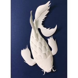 Create Your Own Paper Sculpture: Koi Fish Pattern