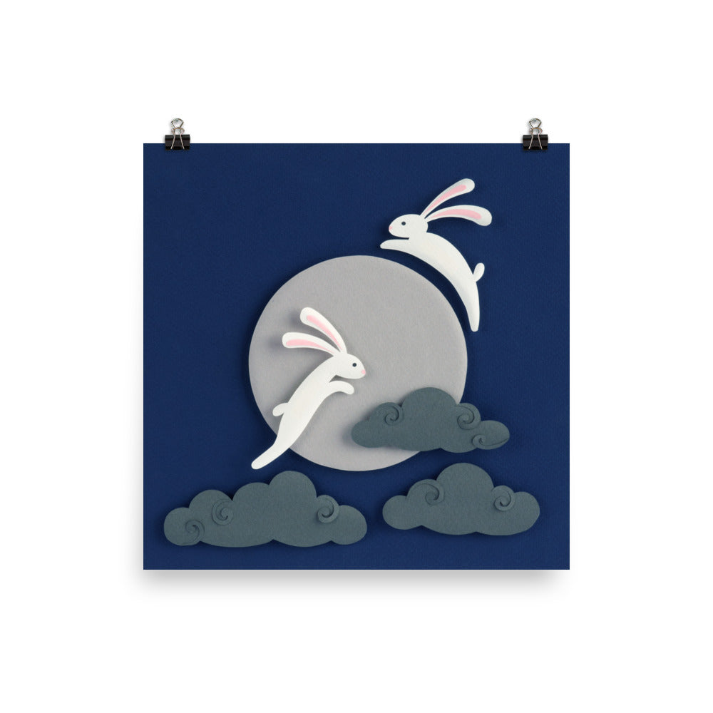 Moon Rabbits | fine art print