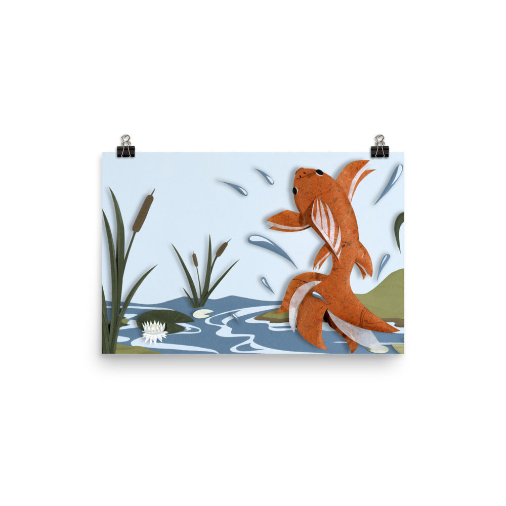 Fish Out of Water Art Print
